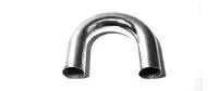Aluminum pipe bend 180° degrees