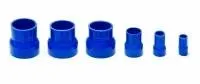 Silicone hose reducer straight blue