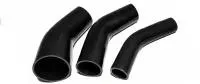 45° degree silicone hose bend reduction black