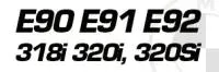 318i, 320i, 320Si E90 / E91 / E92