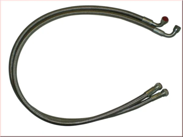 1x line for oil cooler with D08 connections straight + 90° approx. 1.3 meters/line