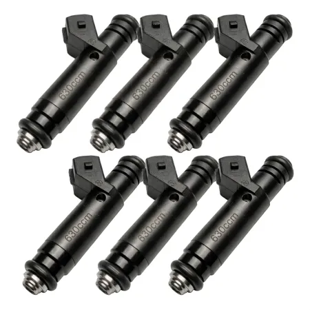 Set of 6 SIEMENS-DEKA 630ccm fuel injectors high-resistance for VR6, R32 Turbo