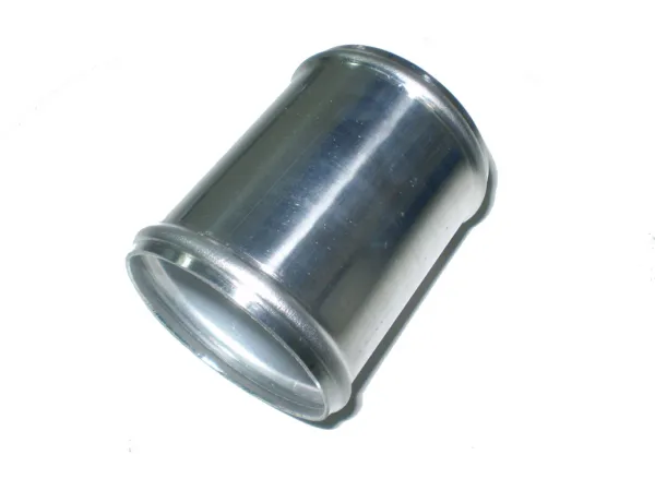 Aluminum pipe connector ø 70mm - L 80mm - 1.5mm wall thickness flanged