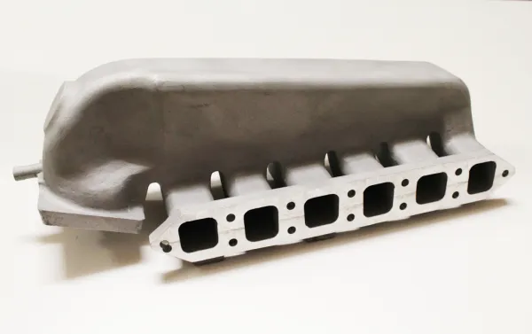 Intake manifold for Golf 2.8L 24v V6 Turbo short bottom outlet made of cast aluminum