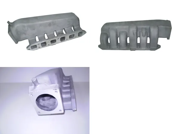 Intake manifold for R32 Turbo short outlet side, cast aluminum