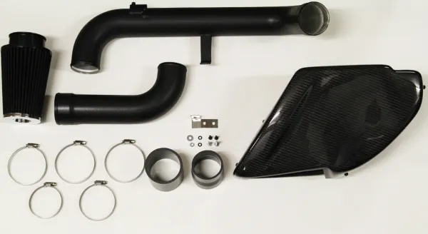 Carbon intake for Golf 6 GTI, Scirocco, TT 8J, Seat Leon with parts certificate according to § 19.3 up to 380hp