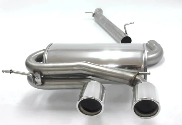 Exhaust system/sport exhaust for Golf 6 R ø 76mm stainless steel