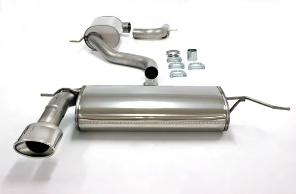 Exhaust system/sport exhaust for Seat Leon 1P 2.0 TFSI TSI Cupra ø 76mm made of stainless steel with EC approval (registration-free)