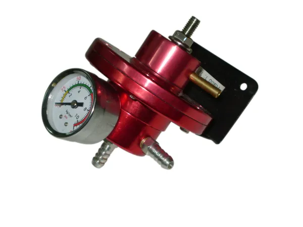 Boost pressure regulator dependent on boost pressure for turbo conversions