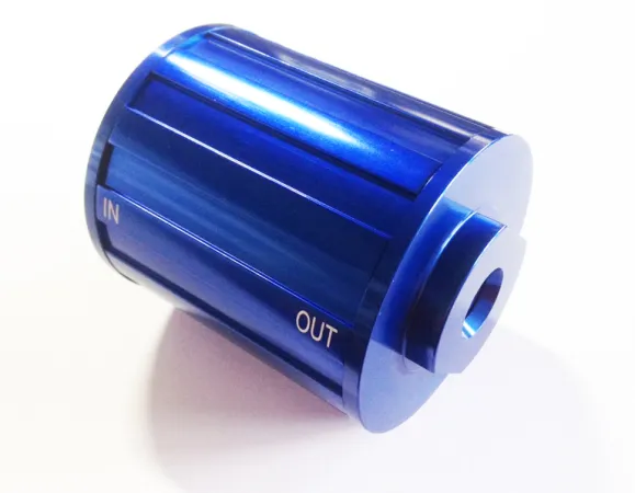 Fuel filter Dash D04 7/16 UNF female thread on both sides ø 54mm L 60mm