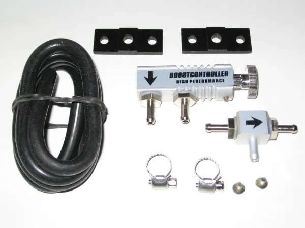 Boost controller / boost pressure regulator mechanical silver / purple