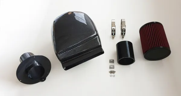 Carbon Airbox Intake for Golf 6 GTI, Scirocco, TT 8J, Seat Leon with TÜV parts certificate according to § 19.3 Abs. 3 nr. 4 StVZO