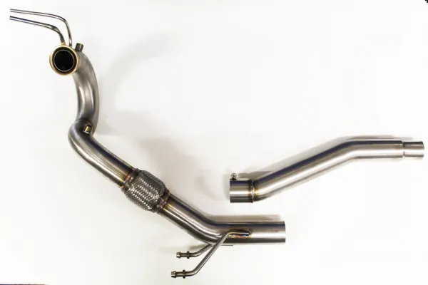 Diesel particulate filter replacement pipe / downpipe ø 63.5mm stainless steel for VAG 1.9 TDI 2.0 TDI from 2003 onwards