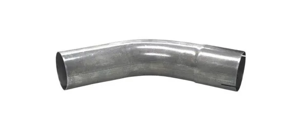 Stainless steel pipe bend 45° ø 76mm 3" for exhaust pipe leg length 250mmx1,5mm wall thickness