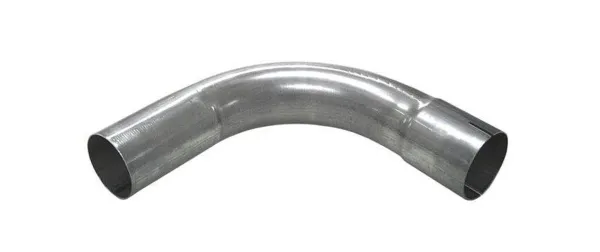 Stainless steel pipe bend 90° ø 76mm 3" for exhaust pipe leg length 250mmx1,5mm wall thickness