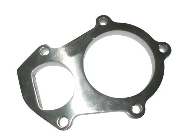 Flange for Y-pipe for GT3076R + GT3582R with internal wastegate made of stainless steel GT30 GT35