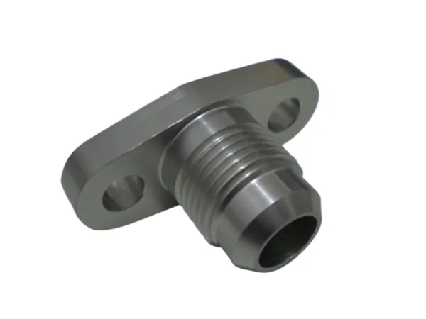 Flange for oil return for ball bearing turbos GT28, GT28RS, GT2871R, GT3071R, GT3076R, GT3582R with D10 external thread