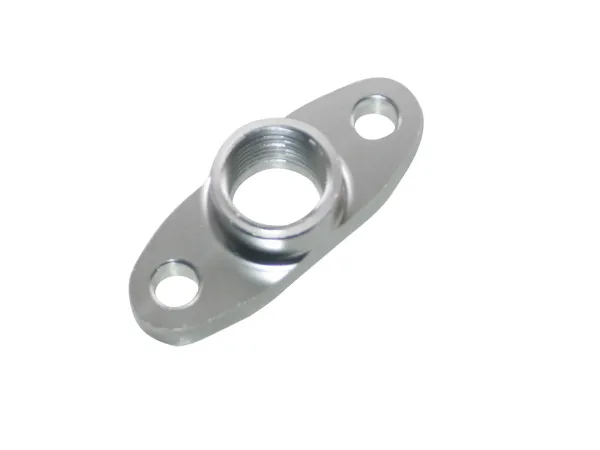 Flange for oil return for T3/T4 made of aluminum 1/2 NPT + GT40 GT42