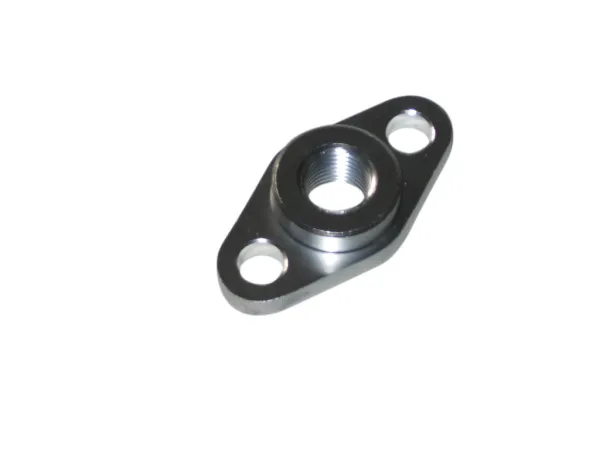 Flange for oil inlet for T3/T4, GT30, GT35 made of aluminum