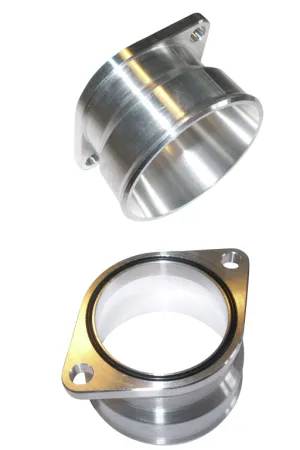 Flange for compressor side inlet GT28R with 76mm pipe socket