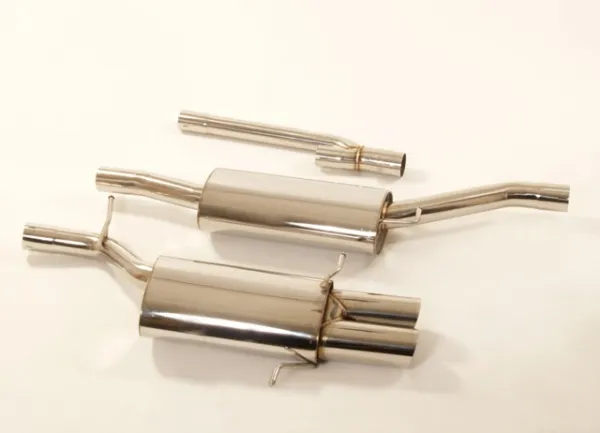 FMS sports exhaust for Audi A4 B5 Quattro 2.4 2.6 2.8 2.5TDI made of stainless steel with EC approval (registration-free)