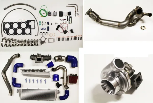 Golf 2 VR6 turbo kit complete Garrett GT30 or GT35 + ready to install plug and play up to 400hp