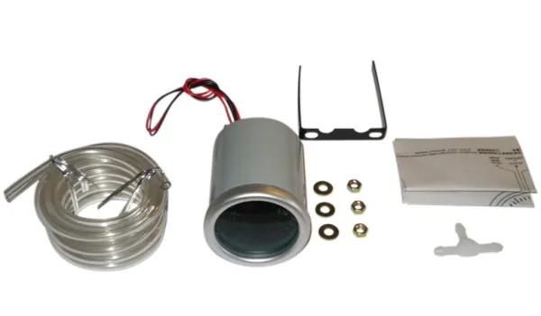 Boost pressure gauge up to 2 bar with accessories