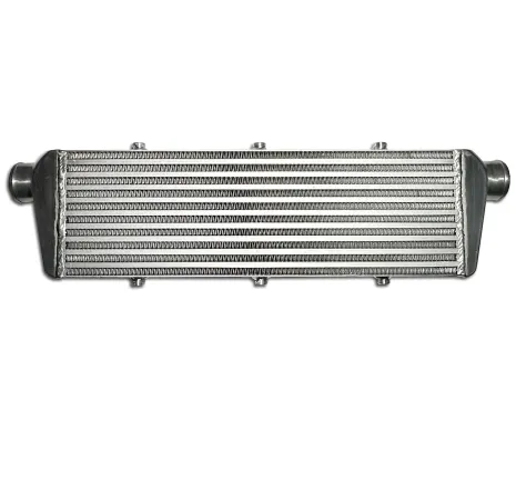Charge air cooler 550x140x65mm aluminum - connections 57,5mm intercooler