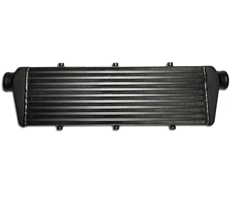 Intercooler 550x180x65mm aluminum - connections 57,5mm intercooler BLACK