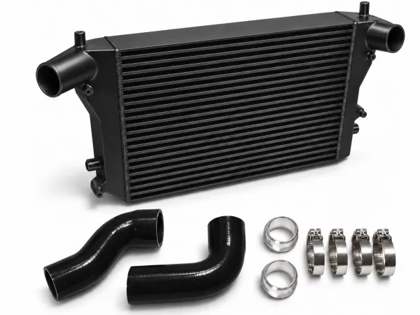 Intercooler Kit - FMIC for Golf 5, 6, GTI, R, Audi A3, S3, Seat Leon, Passat B6 2.0 TFSI Double-DIN 65mm plug-and-play