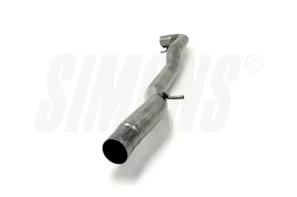 Middle silencer replacement pipe Racepipe ø 70mm stainless steel for sports exhaust Audi S3 8L 1.8T 120216 (041-HAR)