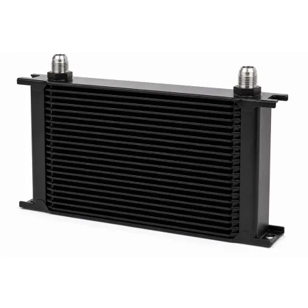 30-Row Oil Cooler, 330x210x50mm – D08 Connectors, black