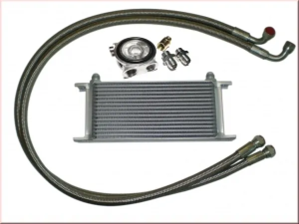 Oil cooler kit complete for Audi/VW 10 row oil cooler with thermostat