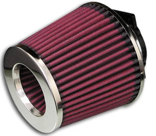 Open-style air filter / Cold AIR Intake 89mm with adapters for ø 85mm, 75mm, 70mm, and 60mm