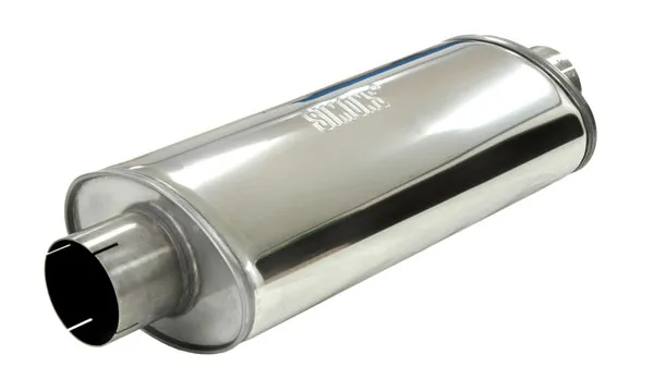 Silencer universal Simons ø 89mm 3,5" oval "Grand" 140x220mm L 500mm stainless steel