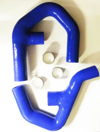 Silicone hoses blue for upgrade intercooler 261003 for Golf 5, Golf 6 GTI