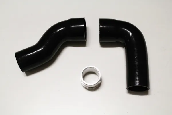 Silicone hoses black for upgrade intercooler 261004 for Golf 5, Golf 6 GTI