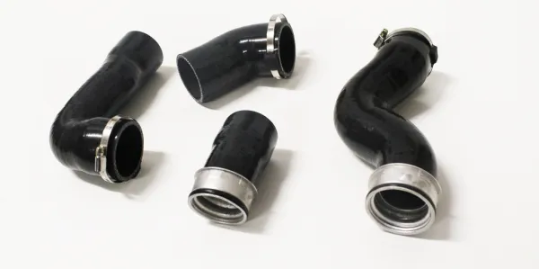 Silicone hose kit for Golf 6 GTI 4-piece black boost pressure hoses, reinforced