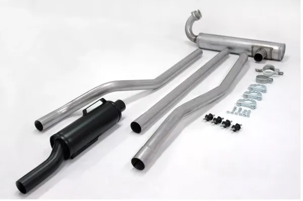 Simons Aluminized sports exhaust system 50.8 mm for SAAB 93/96 two-stroke engine