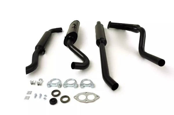 Simons Aluminized sports exhaust system 50.8 mm for SAAB 99 2.0 with single flange