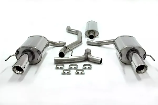 Simons Stainless Steel Duplex Sport Exhaust System 100 mm Round for SAAB 9-3 Turbo (58L Tank)