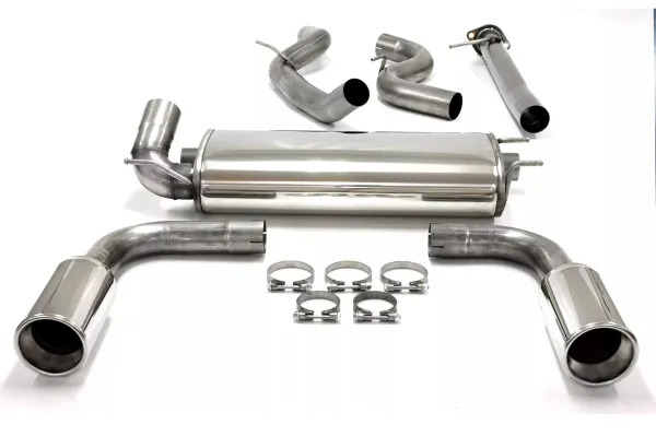 Simons stainless steel sports exhaust duplex 114 mm + 114 mm for Mazda 3 MPS MK2