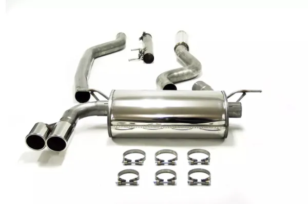 Simons stainless steel sports exhaust system 2x 80 mm for BMW F32 420i, 428i