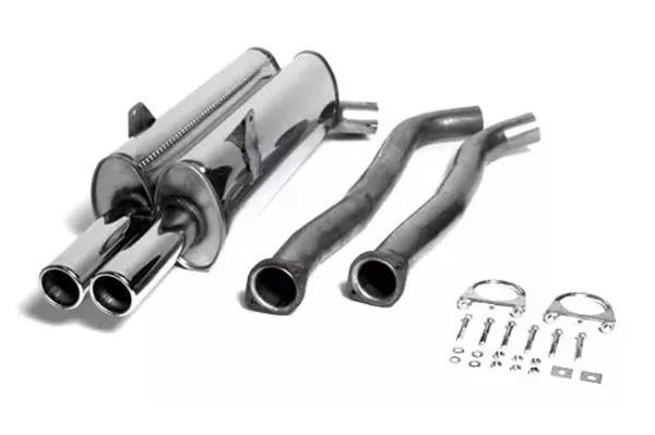 Simons stainless steel sports exhaust system 2x70 mm for BMW E36 M3 sedan/coupé/convertible/touring registration-free