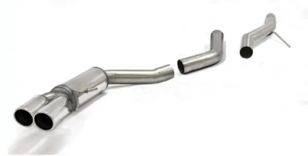 Simons Stainless steel sports exhaust system 2x80 mm for Audi A4 (B8) 2wd/Quattro sedan/Avant/Allroad/station wagon 2.0TDI