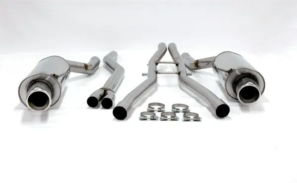 Simons Stainless steel sports exhaust system duplex 100 mm for Audi A6 (C5) Quattro sedan/Avant/station wagon 1.8T