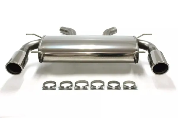 Simons stainless steel sports exhaust system duplex 100 mm for BMW E93 335i