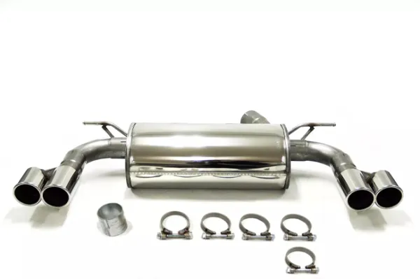 Simons stainless steel sports exhaust system duplex 2x80 mm for BMW F30 320i, 330i