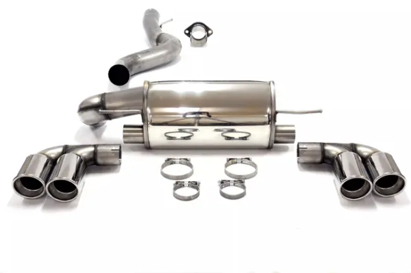 Simons stainless steel sports exhaust system Duplex 2x90 mm for BMW E82 1 Series M Coupé
