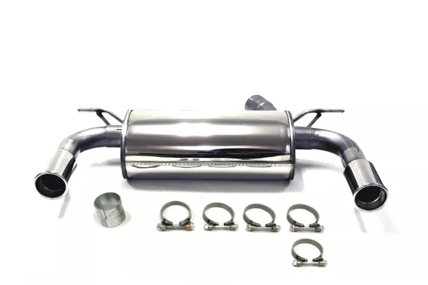 Simons stainless steel sports exhaust system duplex 90 mm for BMW F33 420i, 430i